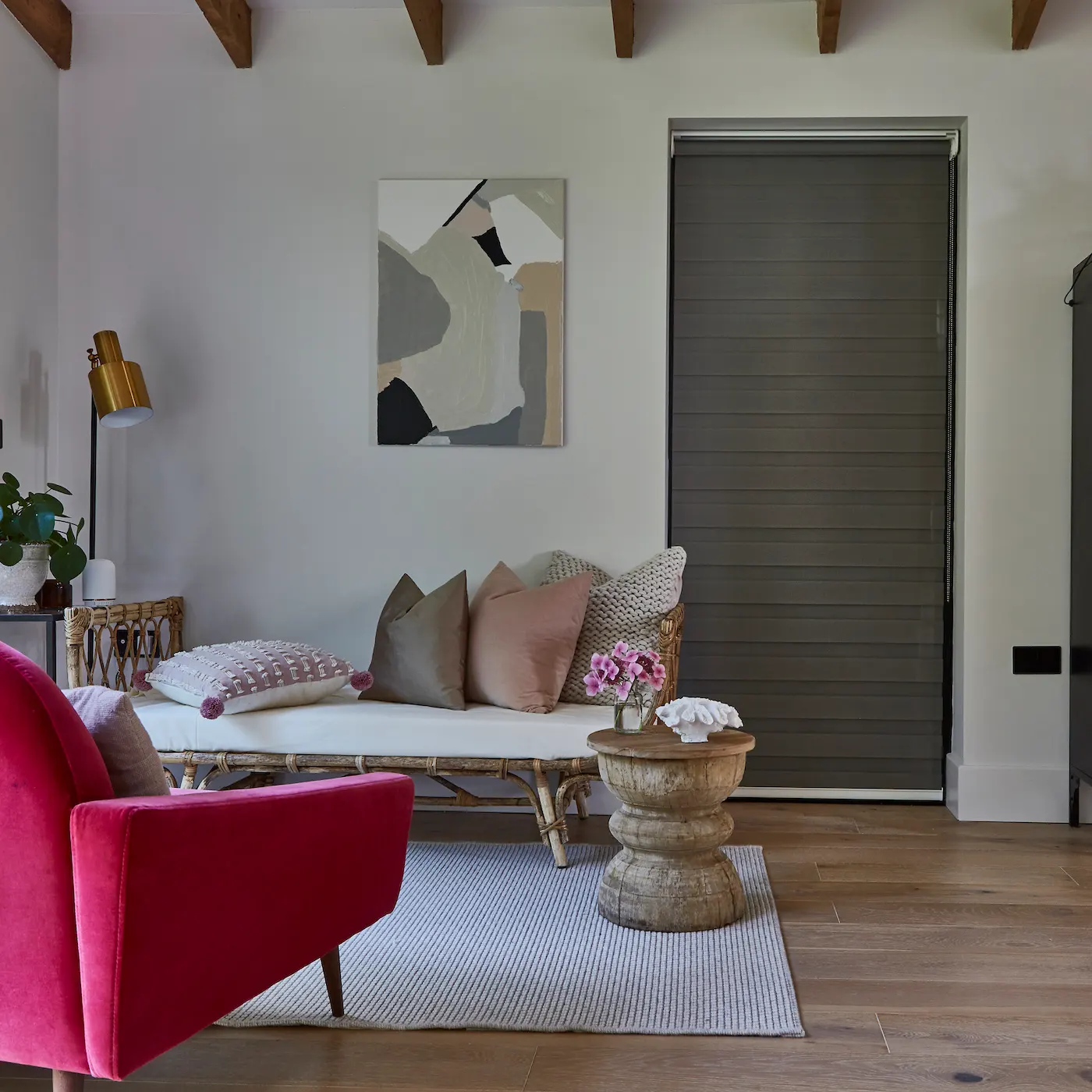 Day and night blind with sheer and solid bands – Erdington Blinds