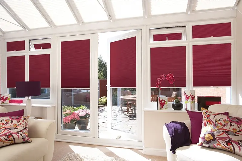 Perfect fit blind clipped into a uPVC window – Erdington Blinds