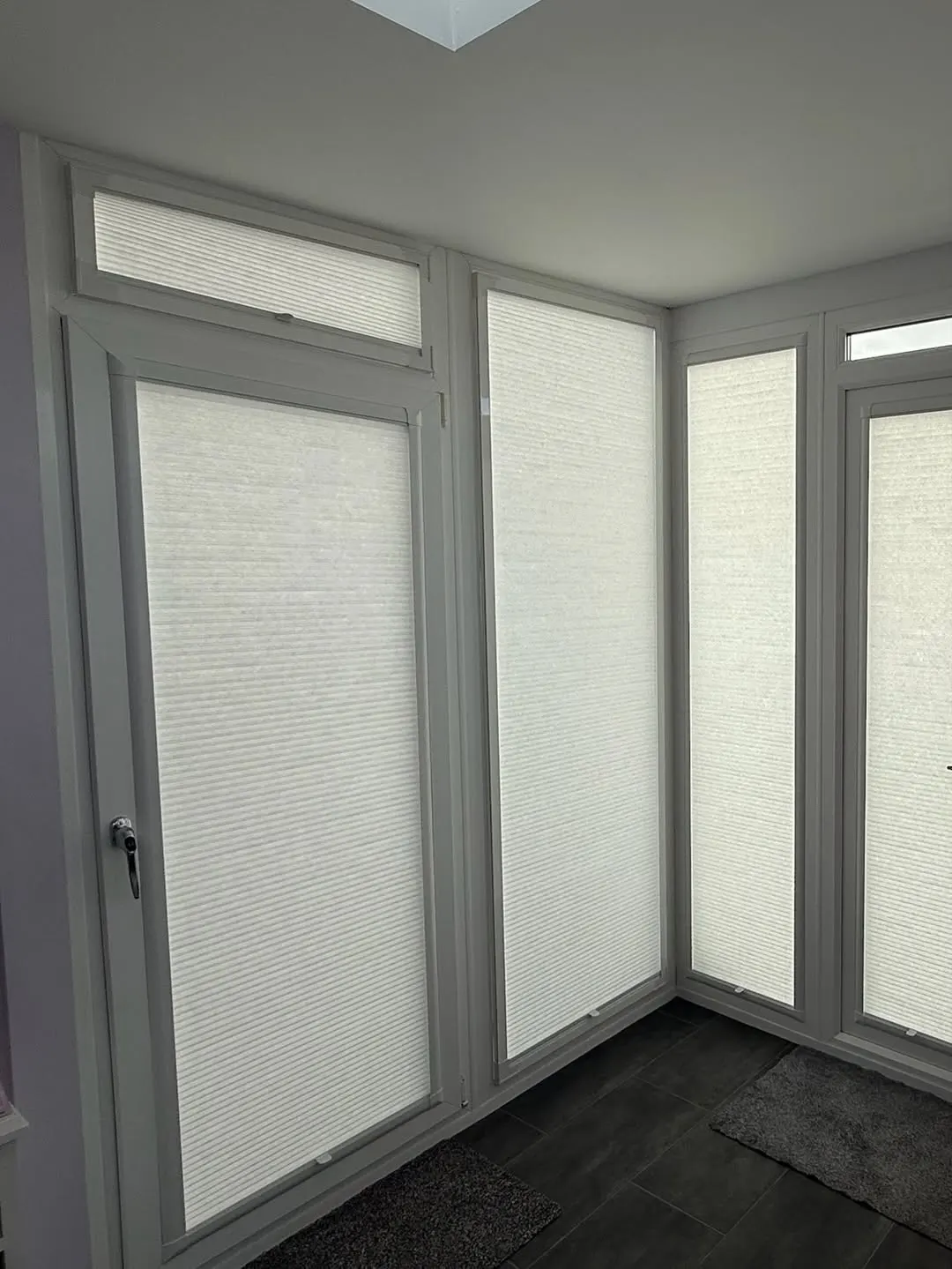 Pleated blind fitted to a window – Erdington Blinds