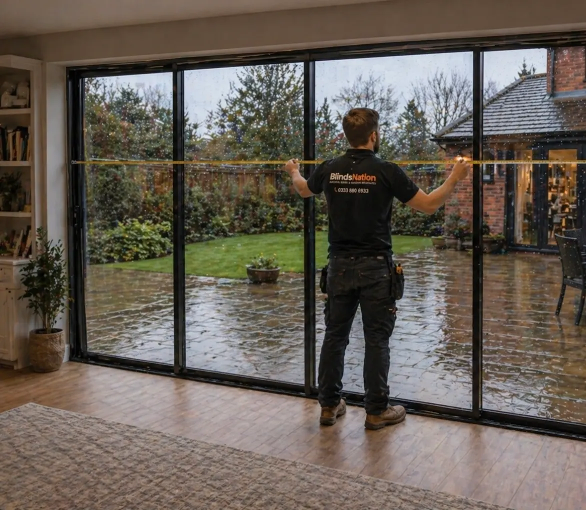 Blinds being measured and fitted – Erdington Blinds