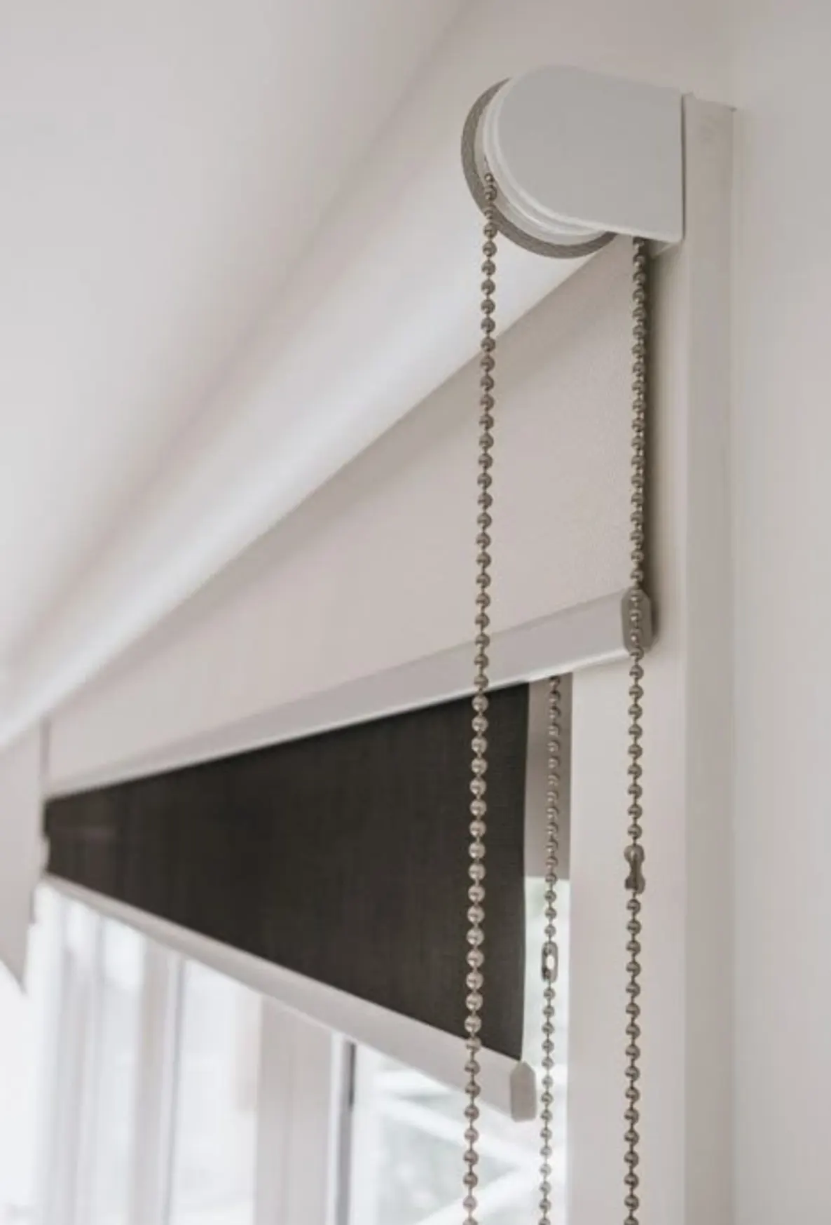 Roller blind fitted at a window – Erdington Blinds